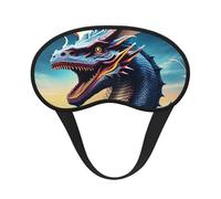 Roaring Dragon Sleep Mask for Side Sleeper, Blackout Sleeping Eye Mask, Soft Breathable Eye Cover for Women Men Travel Eyeshade, Relaxing Zero Pressure Night Blindfold