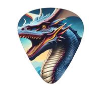 Roaring Dragon Wear-resistant guitar picks for guitar, bass, electric guitar, ukulele, thin, medium, heavy, 12-piece guitar picks