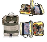 Roaring Fire Ember Pro MOLLE EDC Utility Organizer Pouch is Small and Compact to Carry Knives, Flashlights, Pens, a Small Notebook, EDC Gear, USB Cables, Earphones, Power Bank and etc