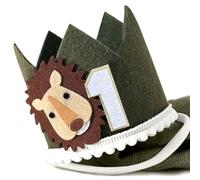 Roaring Good Time Jungle Wild One Hat 1st Birthday Crown Boy Lion Party Decorations First Birthday Hat Boy Safari Party Hats Jungle Wild One Decorations