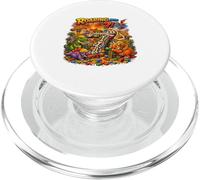 Roaring Into 7 Dinosaur Birthday Party Building Blocks Dino PopSockets PopGrip for MagSafe