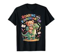 Roaring Into Kindergarten Dinosaur Bear T-Shirt