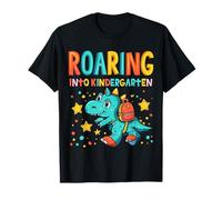 Roaring INTO Kindergarten Dinosaur T-Shirt