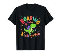 Roaring Into Kindergarten Dinosaur T-Shirt