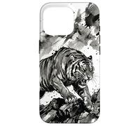 Roaring Japanese Tiger Tora Sumi-e Ink Art Case for iPhone 16 Pro
