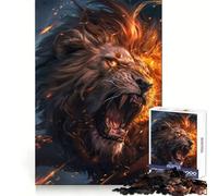 Roaring Lion From Hell 1000 Piece Jigsaws for Teenagers Puzzle Boost Memory Quiet Calm Premium Cut Heartfelt Gift (50x75cm)