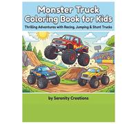 Roaring Monster Trucks Coloring Adventure for Kids