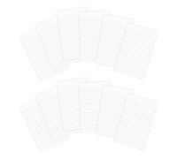 Roaring Spring Boardroom Note Pads, 12-Pack, 5"x8", Gummed Top Edge, 50 Sheets 15lb White Writing Paper, Wide Ruled, Proudly Made in USA!