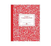 Roaring Spring Paper Products Composition Book, Grade 3 Ruled, 50 Sheets, 9-3/4 x 7-3/4 Inches, Blue (ROA77922)