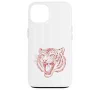 Roaring Tiger Graphic Vintage Feline Fashion Art Case for iPhone 13