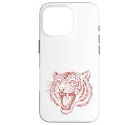 Roaring Tiger Graphic Vintage Feline Fashion Art Case for iPhone 16 Pro