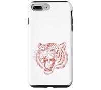 Roaring Tiger Graphic Vintage Feline Fashion Art Case for iPhone 7 Plus/8 Plus
