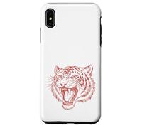 Roaring Tiger Graphic Vintage Feline Fashion Art Case for iPhone XS Max