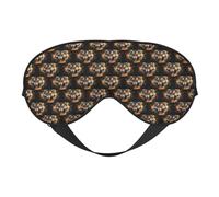Roaring Tiger Printing Soft Dual-Use Sleep Blocks Light Efficiently Blackout Eye Mask for Sleeping