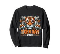 Roaring Tiger Silhouette - Tiger Day 2025 Sweatshirt