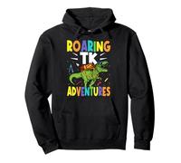 Roaring TK Adventures T-Rex Dinosaur Back To School Pullover Hoodie