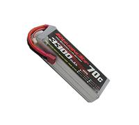 Roaring Top 3300mAh 18.5V 5S 70C Lipo Battery with T Plug for FPV Racing RC Quadcopter Helicopter Airplane Multi-Motor Hobby DIY Parts