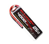 Roaring Top 4S 14.8v 4000mAh 25C Lipo Battery with Without Plug (Lead-out Wire) for RC Airplane, RC Helicopter, RC Car/Truck, RC Boat