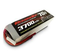 ROARINGTOP 25.9 V 3700 mAh 7S 70C LiPo Battery Soft Case Battery with Without Plug (Lead-Out Wire) for RC Tarpaulin RC Airplane RC Quadcopter