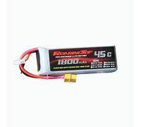 RoaringTop 3S Lipo Battery 1800mAh 11.1V 45C RC Battery with XT60 Plug for FPV Drone Quadcopter Helicopter Airplane RC Boat RC Car RC Models