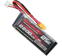RoaringTop Lipo Battery 3S 2200mAh 25C Lipo Battery with XT60 for RC Car Boat Truck Helicopter Airplane Quadcopter(1 PCS)