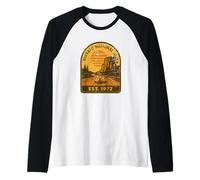 Roark Bluff Buffalo National River Est 1972 Souvenir Raglan Baseball Tee