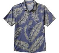 Roark - Men's short-sleeved shirt - Bless Up Shirt Fire Fern Slate for Men in Nylon - Size M - Blue Blue M