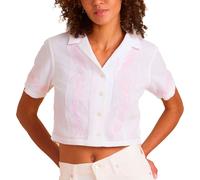 Roark - Short Shirt - Camp Shirt W Dusty Orchid for Women - Size S - White White S
