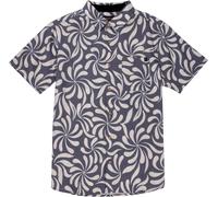 Roark - Short sleeve shirt - Journey Shirt Abstract Swirl Slate for Men - Size M - Blue Blue