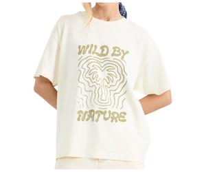 Roark - Women's Wild by Nature Oversize Tee - T-shirt size S, white