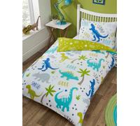 Roarsome Dinosaur Single Duvet Cover And Pillowcase Set