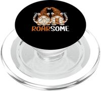 Roarsome Funny Garden Gnomes Graphic For Women Cute Tiger PopSockets PopGrip for MagSafe