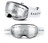 Roarsome Kids Ski Goggles | Anti-Fog UV Protection with OTG Fit & Strap