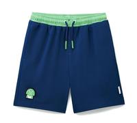 Roarsome Kids Swim Shorts | Quick Drying, Machine Washable | Soft Spandex Inner, No Netting | Stretch Pockets, Lightweight Feel | Made w/Recycled Material-Spike The Dinosaur - Ages 2-3