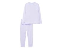 Roarsome Kids Thermal Base Layer Set - Bamboo Thermals for Children, Super Soft Temperature Regulating Base Layer for Ski Trips, Forest School, Pyjamas & Loungewear - Purple, 6-8