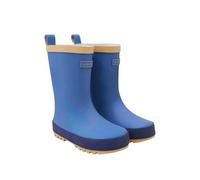 Roarsome Kids Wellies - Waterproof Kids Wellington Boots Made from Natural Rubber with Cushioned Inner Sole, Pull Tabs and Chunky Tread - Comfortable Rain Boots for Girls & Boys - Blue - Size 6
