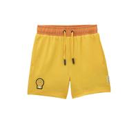Roarsome logo-patch swim shorts - White 2-3-3-4-6-8