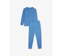 Roarsome Roarsome Long-Sleeve Crewneck Bamboo-Jersey Base Layer Set 1-10 Years Blue 1-2 Years