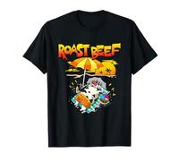 Roast Beef Shirt Cow on Beach Vacation Sun Tan Summer Lover T-Shirt