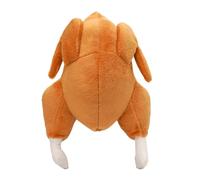 Roast Chicken Stuffed Animal Roasted Thanksgiving Turkey Durable Toy For Aggressive Chewers Any Size Dog Built In Speaker. BZa392 (Orange, 20x14cm)