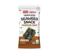 Roasted Seaweed Snacks - BBQ Flavor, 20 Pack (4g Each) | Trayless Eco-Friendly Nori Sheets - Smoky, Savory Snack, Gluten-Free, Vegan, Keto, Low-Calorie