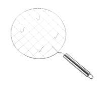 Roaster-Multi-Purpose Round Grill Cable for Roti Jali Papad, Toaster | Baldococcus Proof Net with Handle, Hapati Jari Grill Pan, Large Grill, Cheese Chef Kitchen Tool