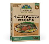 Roasting Bags Non-Stick Parchment Unbleached Chlorine Free If you Care Pack of 6