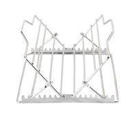 Roasting Rack, Adjustable V Shaped Design, 1 Piece, Stainless Steel Roasting Rack, Grilling Insert Tray, Promotes Even Cooking, For BBQ Baking And Grilling Beef
