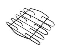 Roasting Rack with Integrated Feet Poultry Roaster Rack for Smoking and Grilling Multi Use BBQ Rib Rack for Cooking Roasting Grilling Dishwasher Safe