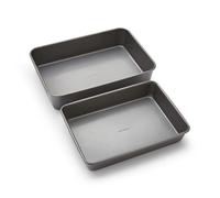 Morphy Richards Roasting Tin Set, 13x9 & 15x11, Heavy Duty Carbon Steel | Non-Stick, Textured Base | Oven, Dishwasher & Freezer Safe | Ideal for Family Roasts & Veg | 849001