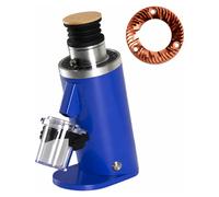 ROASTLY DF54 Red Ti Coffee Grinder Gen 4 IV V4, Electric Single Dose Coffee Grinder, Near Zero Retention (Blue)