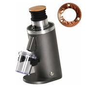 ROASTLY DF54 Red Ti Coffee Grinder Gen 4 IV V4, Electric Single Dose Coffee Grinder, Nearly Retention-Free (Grey)