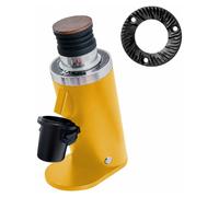 ROASTLY DF64 DLC Coffee Grinder Gen 2 II V2.7, Famous White Label, Electric Single Dose Coffee Grinder, Nearly Retention-Free (Yellow)