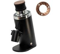 ROASTLY DF64 Red Ti Coffee Grinder Gen 2 II V2.7, Famous White Label, Electric Single Dose Coffee Grinder, Nearly Retention-Free (Black)